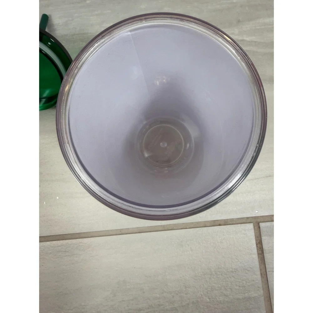 Starbucks 2024 Holiday Swirl Stripe 16oz Cold Cup Tumbler Pink Green Red Siren